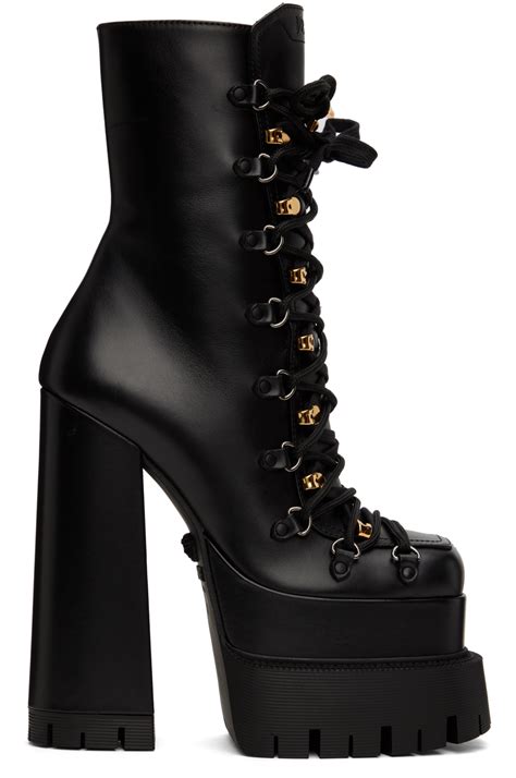 versace combat boots mens|versace aevitas platform boots.